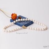  Chuỗi vòng cổ ngọc trai 10-11 ly cách điệu và mới lạ 