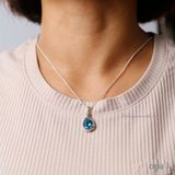  Dây chuyền bạc mặt đá và ngọc trai, vẻ đẹp thanh lịch 