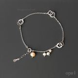  C27- Lắc tay bạc đính Ngọc Trai OPAL 
