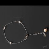  C27- Lắc tay bạc đính Ngọc Trai OPAL 