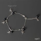  C27- Lắc tay bạc đính Ngọc Trai OPAL 