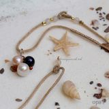  Dây chuyền dù đính ngọc trai 