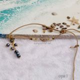  Dây chuyền dù đính ngọc trai 