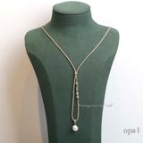  Dây chuyền dù đính ngọc trai 