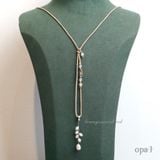  Dây chuyền dù đính ngọc trai 