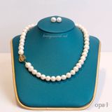  Bộ ngọc trai trắng sang trọng 11 ly khóa thiết kế 