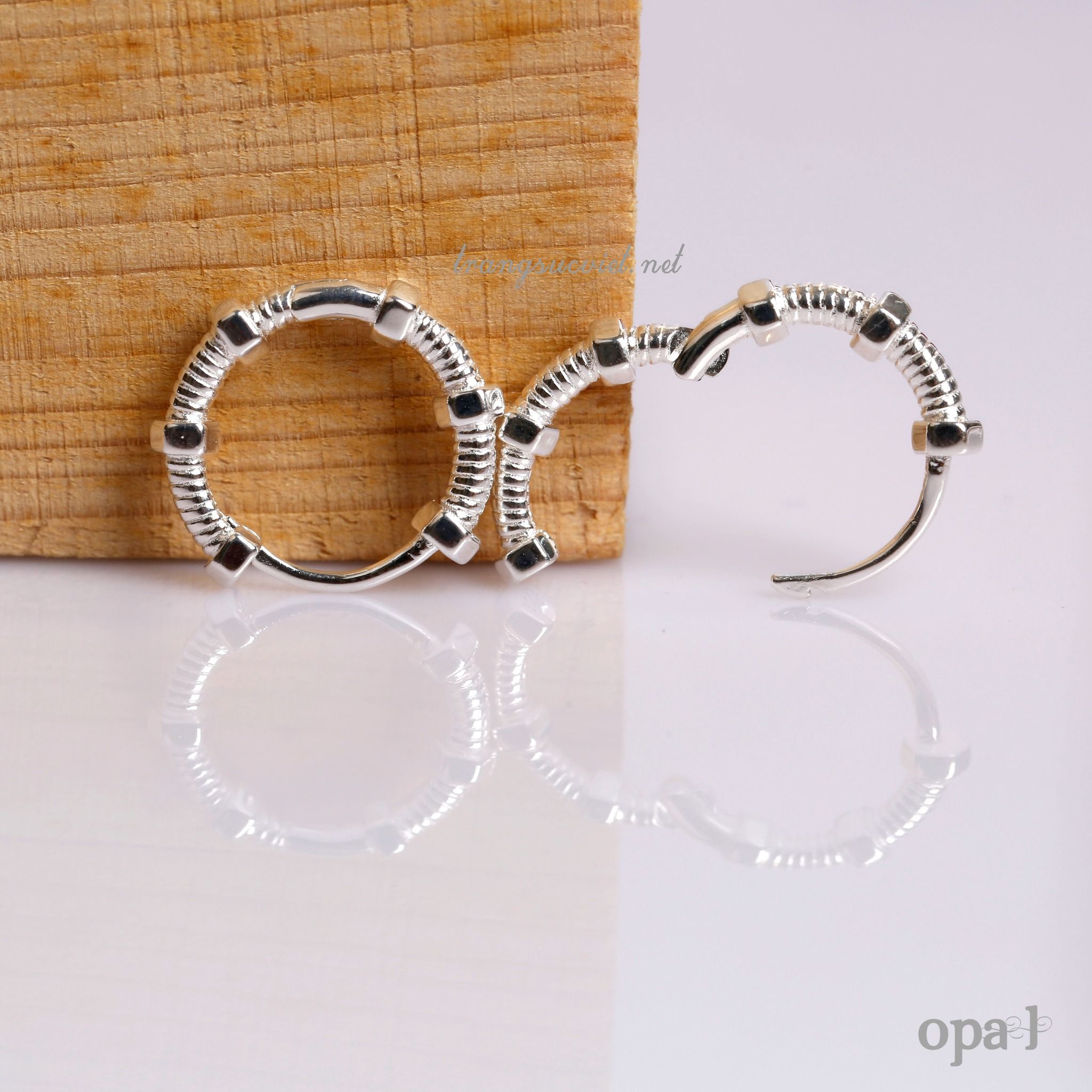  Bộ sưu tập hoa tai chấu bấm 