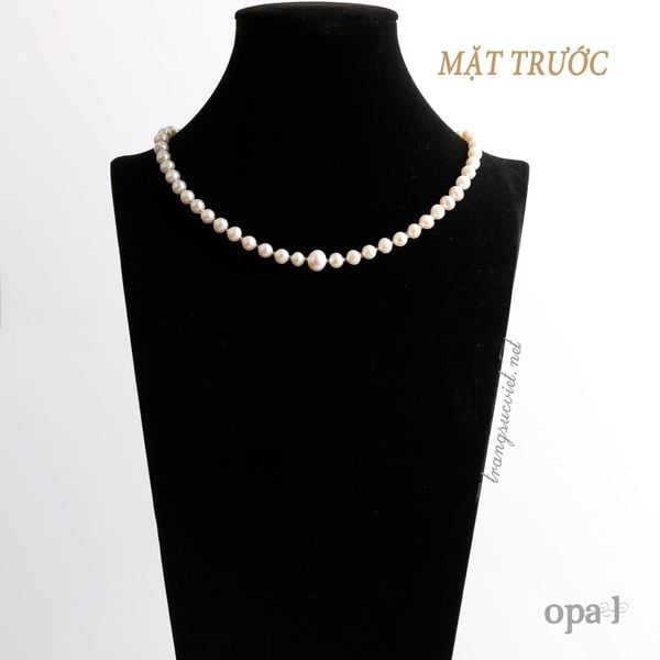  Chuỗi vòng cổ ngọc trai dây rơi 