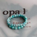 Cặp đôi vòng tay đá handmade, đá Amazonite 