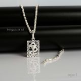  Mặt dây chuyền bạc chạm khắc nghệ thuật cho Nam 