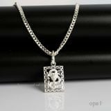  Mặt dây chuyền bạc chạm khắc nghệ thuật cho Nam 