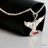  Mặt dây chuyền bạc chạm khắc nghệ thuật cho Nam 