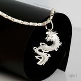  Mặt dây chuyền bạc chạm khắc nghệ thuật cho Nam 