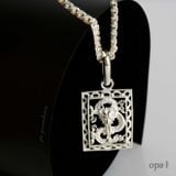  Mặt dây chuyền bạc chạm khắc nghệ thuật cho Nam 