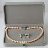  Bộ ngọc trai ánh hồng chất liệu bạc thiết kế phong cách nhẹ nhàng trẻ trung thương hiệu Opal 