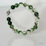  Vòng tay đá tự nhiên thạch anh tóc xanh 