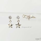  Set hoa tai và nhẫn hình ngôi sao 