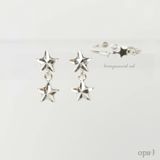  Set hoa tai và nhẫn hình ngôi sao 