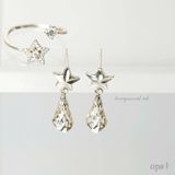  Set hoa tai và nhẫn hình ngôi sao 