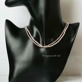  Chuỗi ngọc trai oval nhí xoắn thanh lịch 