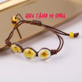  set 3 đôi hoa tai bạc đính ngọc trai OPAL - PE12214 