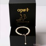  Vòng tay ngọc trai trắng phong cách tối giản 