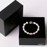  Vòng tay ngọc trai trắng phong cách tối giản 