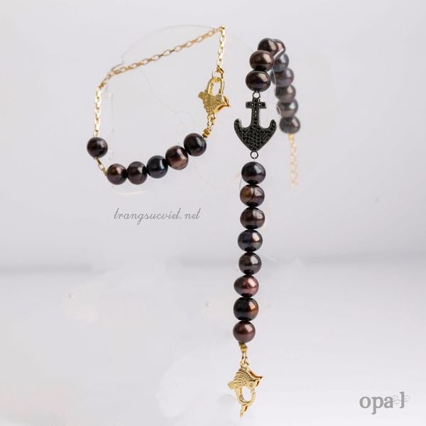  Bộ sưu tập Vòng Tay Song Hành – Gắn Kết Dịu Êm , ngọc trai ánh nâu thương hiệu Opal 