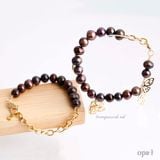  Bộ sưu tập Vòng Tay Song Hành – Gắn Kết Dịu Êm , ngọc trai ánh nâu thương hiệu Opal 