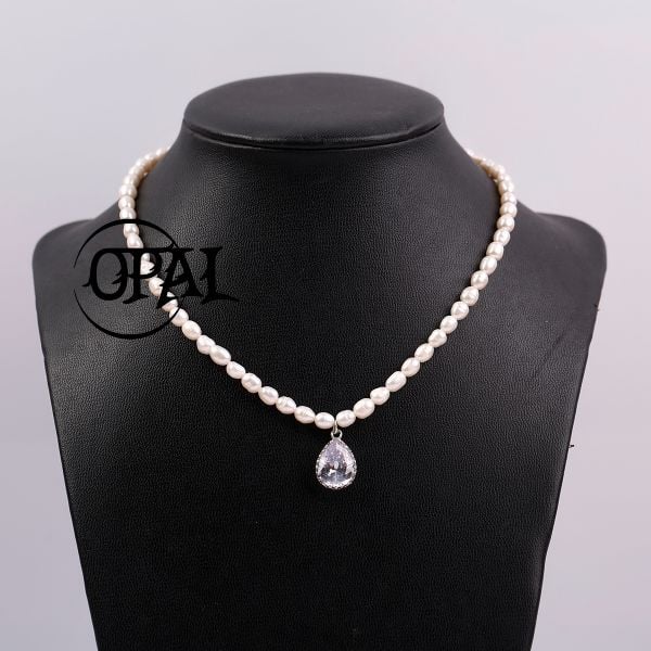  Bộ trang sức ngọc trai giọt nước thương hiệu Opal 