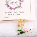  BST Cài Áo đính Ngọc Trai - quà tặng ý nghĩa và đẳng cấp từ thương hiệu opal 