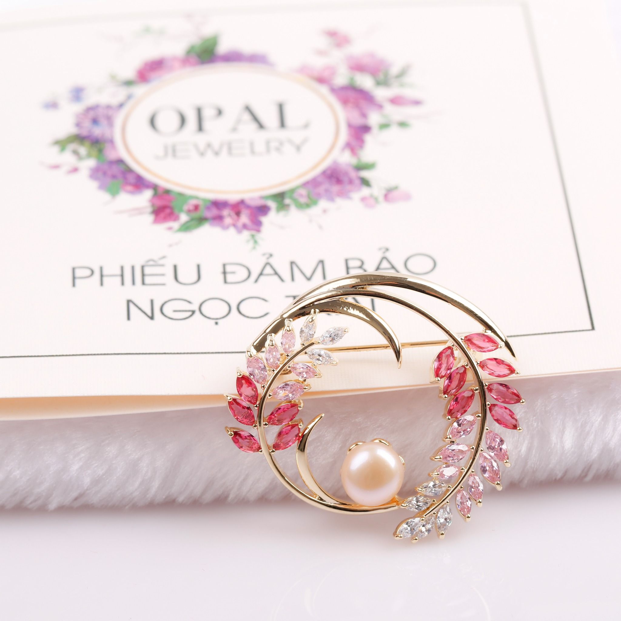  BST Cài Áo đính Ngọc Trai - quà tặng ý nghĩa và đẳng cấp từ thương hiệu opal 