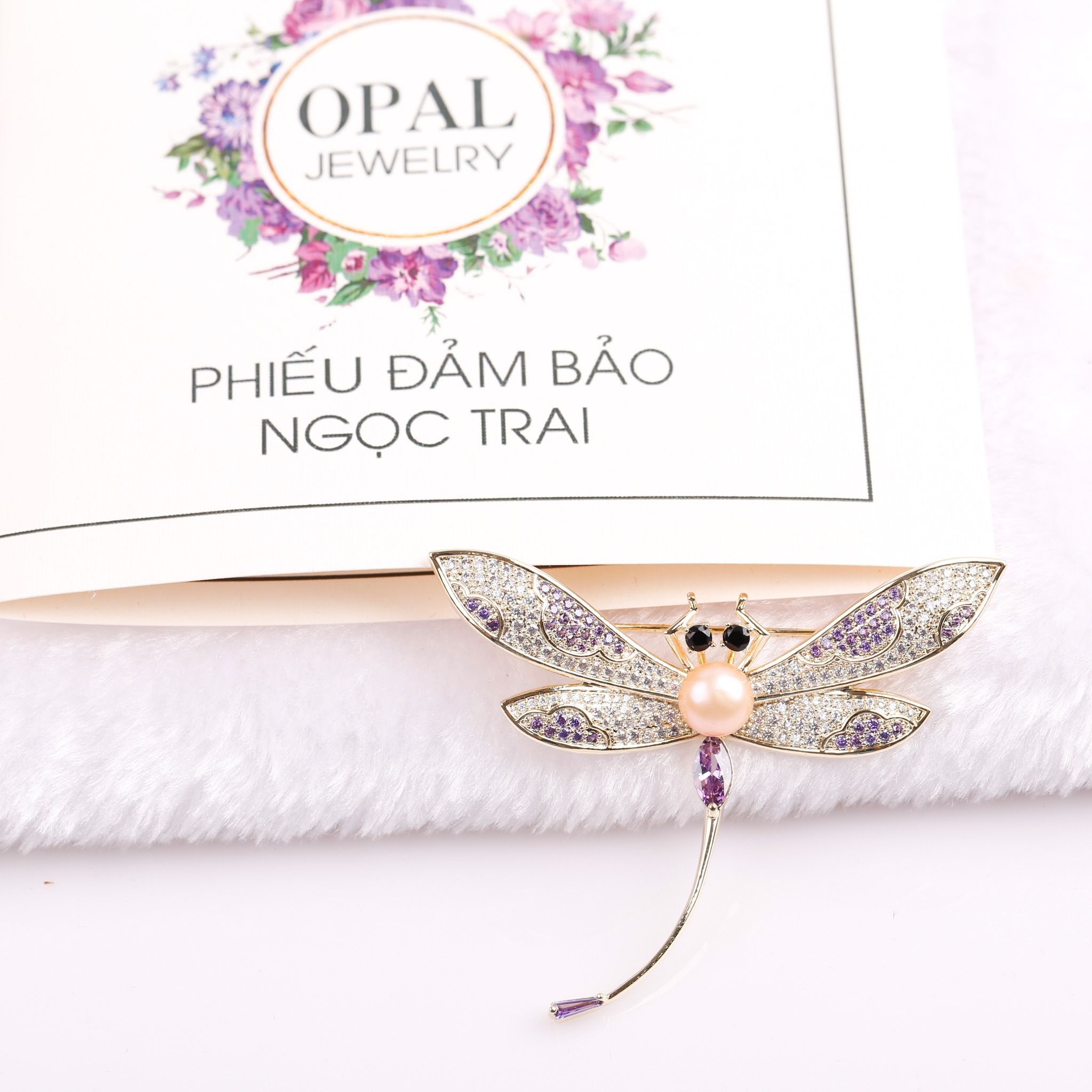  BST Cài Áo đính Ngọc Trai - quà tặng ý nghĩa và đẳng cấp từ thương hiệu opal 