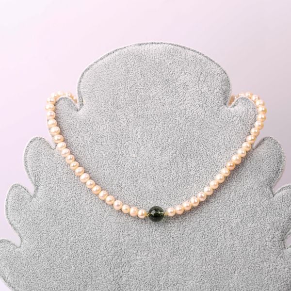  Vòng cổ Choker Ngọc Trai thời thượng Opal 