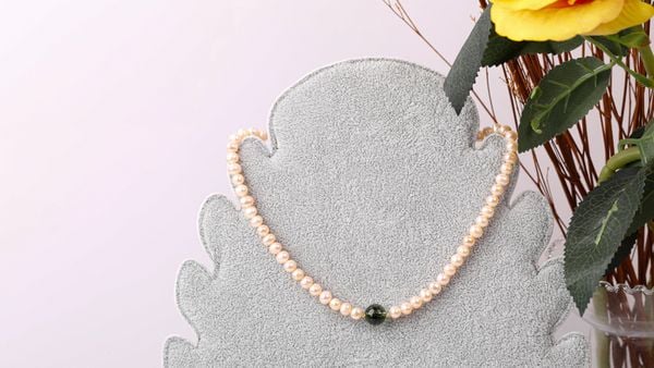  Vòng cổ Choker Ngọc Trai thời thượng Opal 