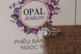  Nhẫn bạc nữ đính đá Ross thương hiệu Opal 