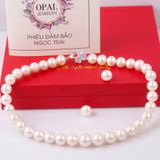  Vòng cổ Ngọc Trai Opal kích thước 11-12li - Tặng Hoa tai 12li trị giá 750k ( kết thúc 30.3.2023 ) 