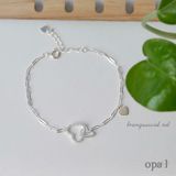  BST lắc bạc mới ra mắt+ quà tặng hoa tai 