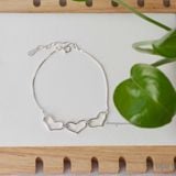  BST lắc bạc mới ra mắt+ quà tặng hoa tai 