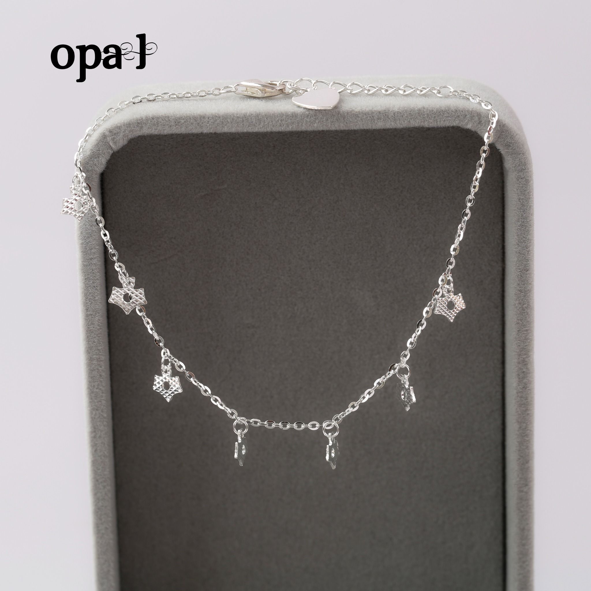  BST lắc tay bạc phong cách trẻ trung thương hiệu Opal 