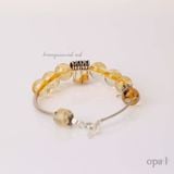  Vòng tay đá Citrine (Thạch anh vàng) trẻ trung 