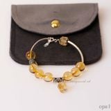  Vòng tay đá Citrine (Thạch anh vàng) trẻ trung 