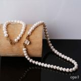  Bộ ngọc trai trắng 8,9 ly tròn 