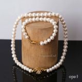  Bộ ngọc trai trắng 8,9 ly tròn 