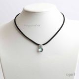  Dây chuyền bạc chất liệu đá CZ phong cách trẻ trung ấn tượng thương hiệu Opal. Tặng dây da phong cách. 