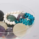  Vòng tay ngọc trai kết hợp đá thạch anh 