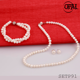  SETP91-Bộ trang sức ngọc trai OPAL 