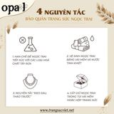  Dây chuyền bạc kèm mặt Ngọc Trai OPAL 