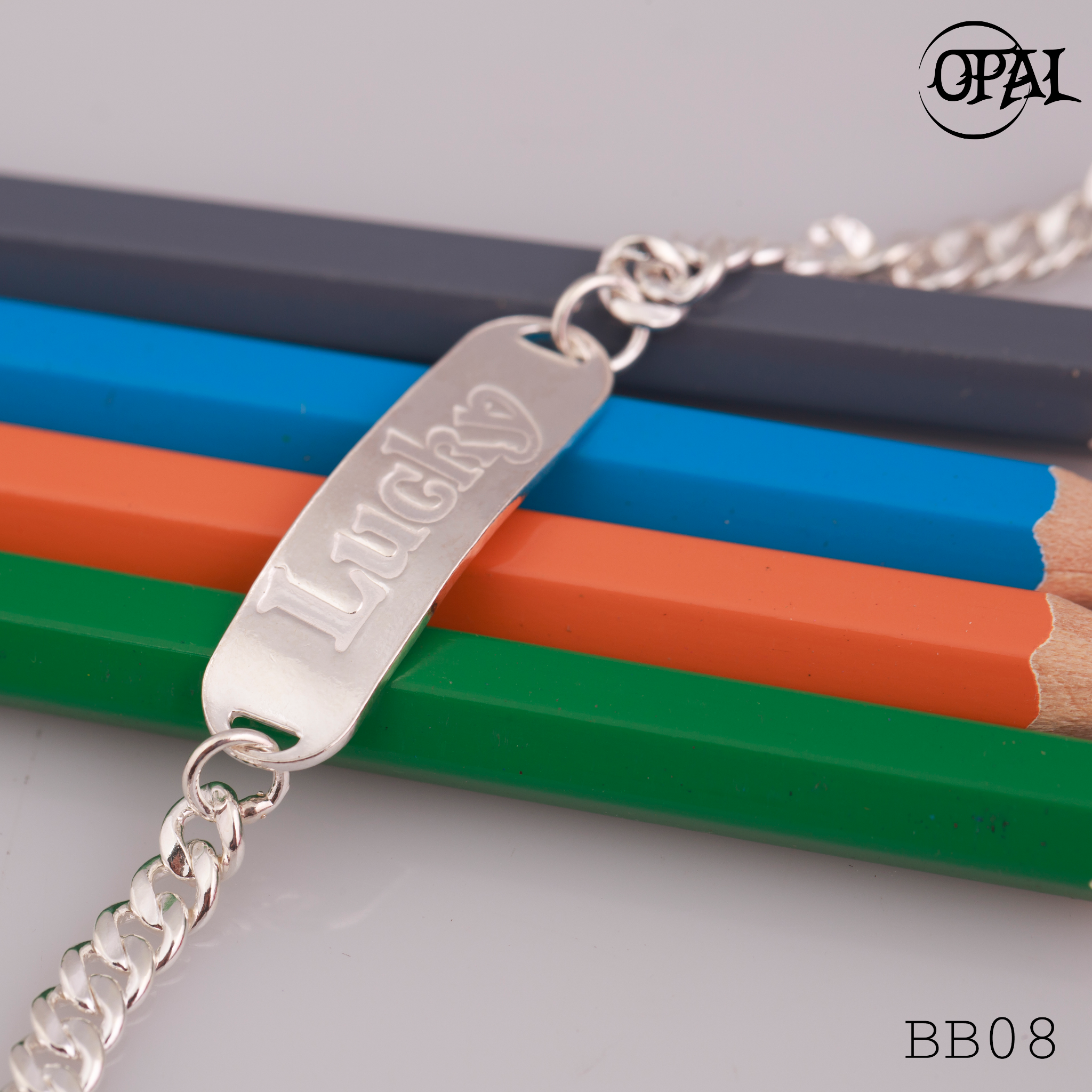  BB01-10 - Lắc tay bạc cho bé Opal 