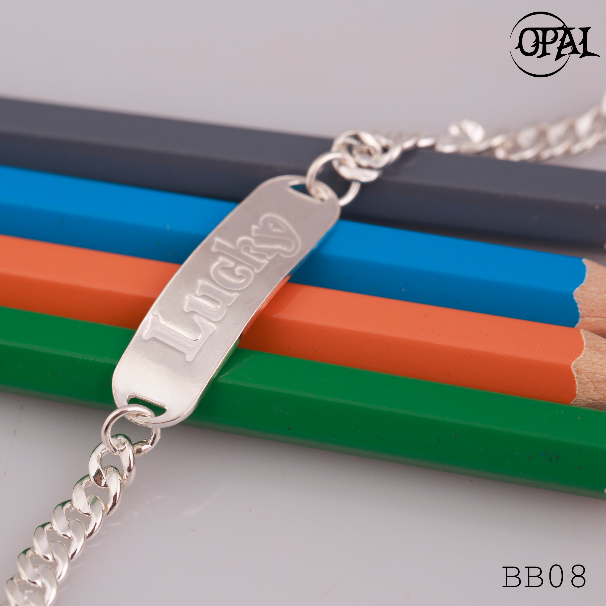  BB08 - Lắc tay bạc cho bé Opal 